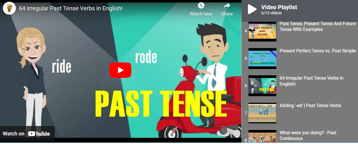 past tense cover