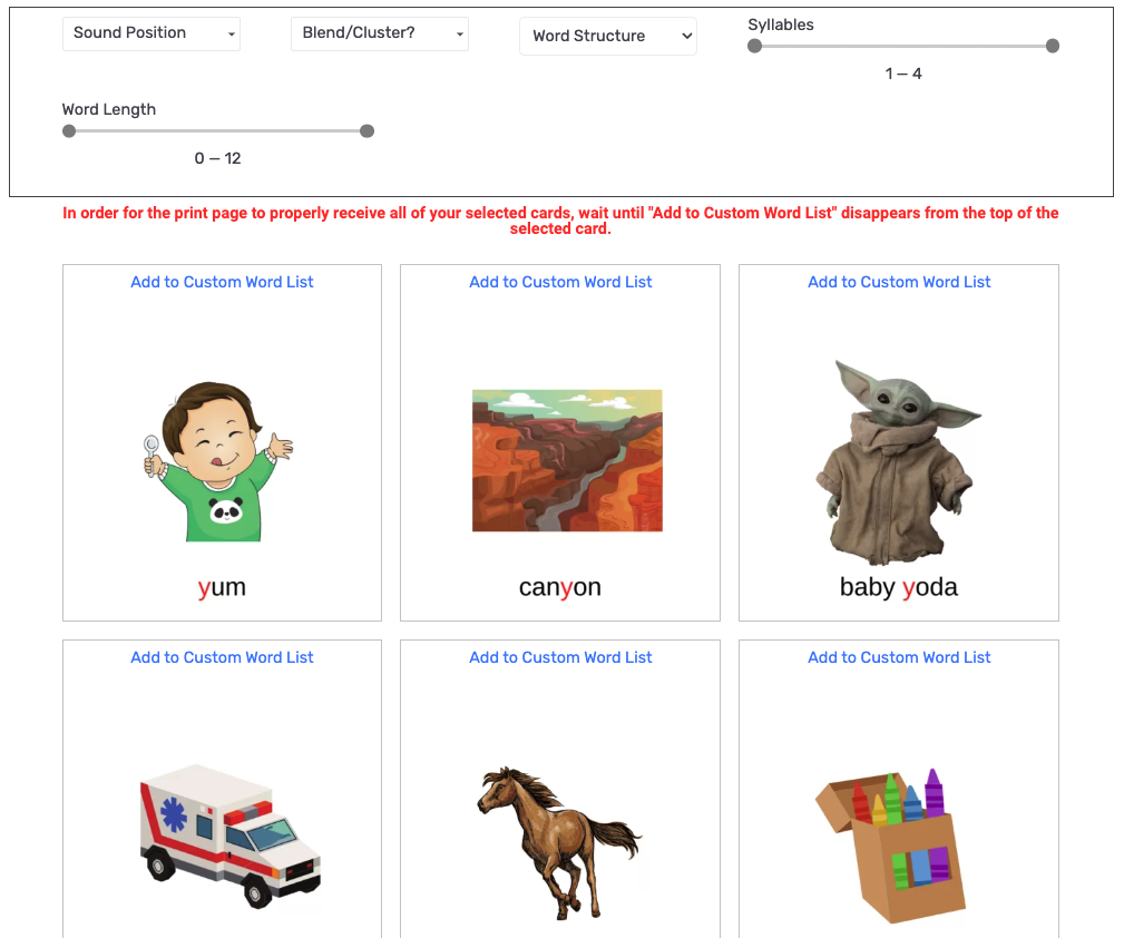 Free SLP Medial Y Sound Materials, Games, Activities, Flashcards And ...